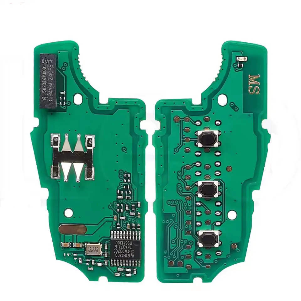 For Renault Kadjar Captur Megane 3 Symbol Logan 2 Sandero 2 Dacia Car Flip Renmote Key 433MHz 4Achip PCF7961M FCC:CWTWB1G767