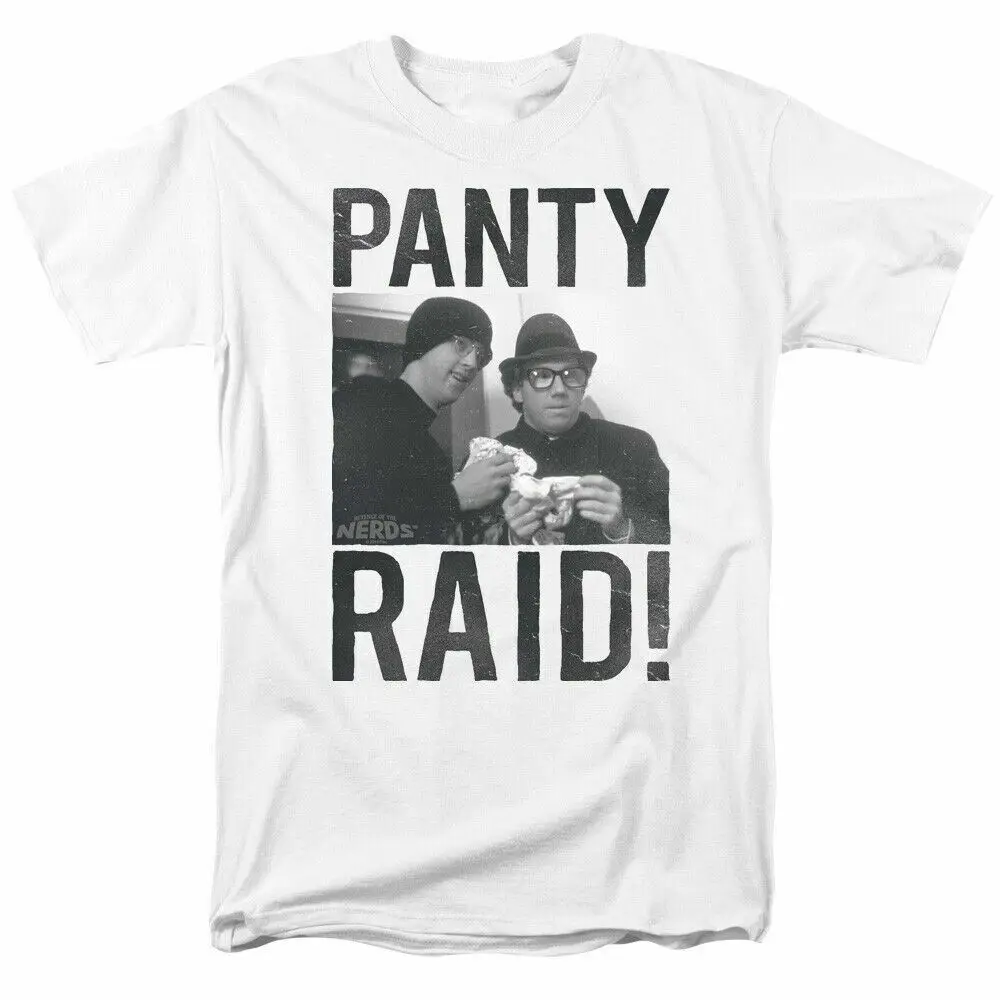 Revenge of the Nerds Panty Raid T Shirt Mens Licensed Movie Tee Gilbert White