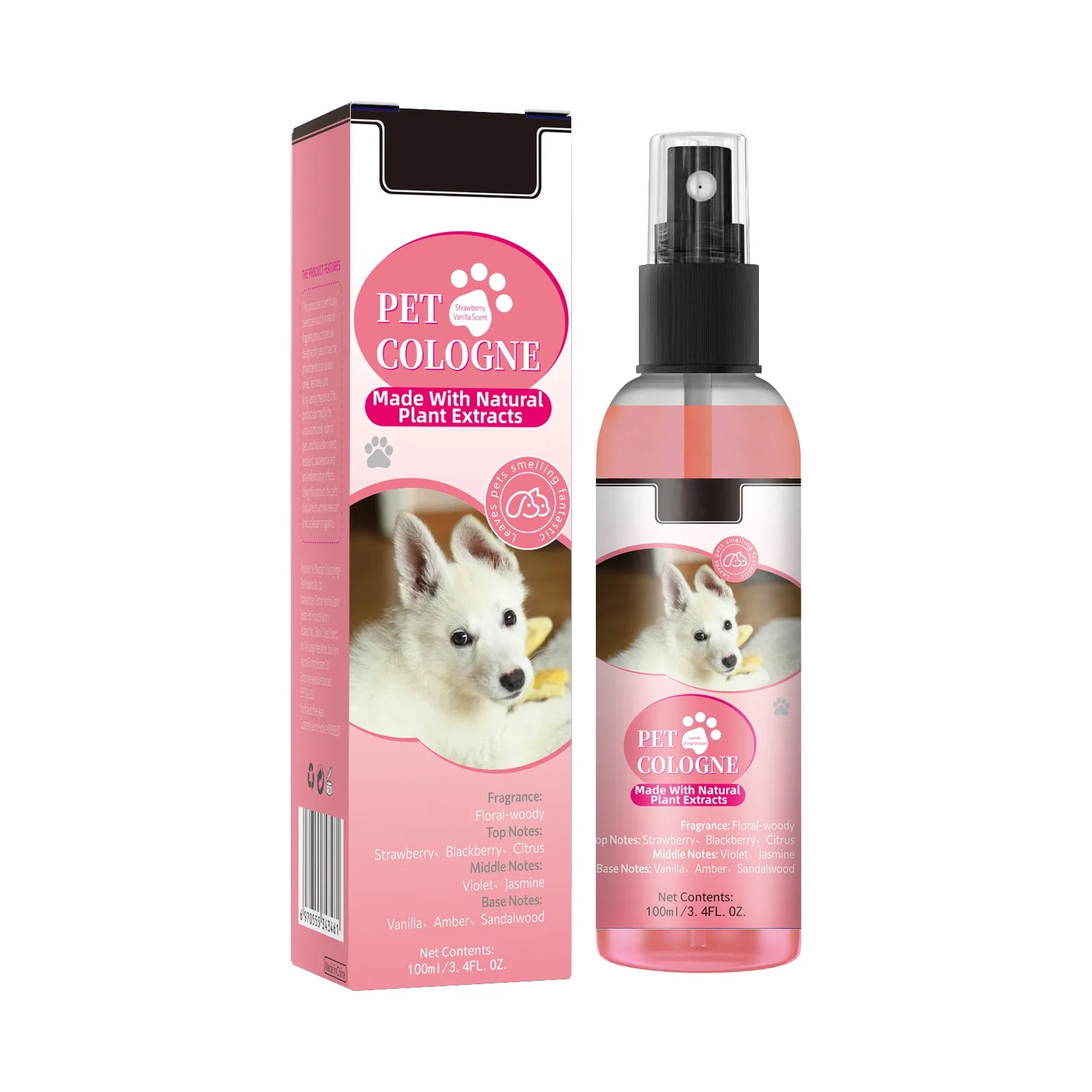 Pet Odor Eliminator Spray Dog Liquid Fragrance Body Odor Removal Smell Great Long Lasting Clean Deodorant Cat Liquid Perfumes