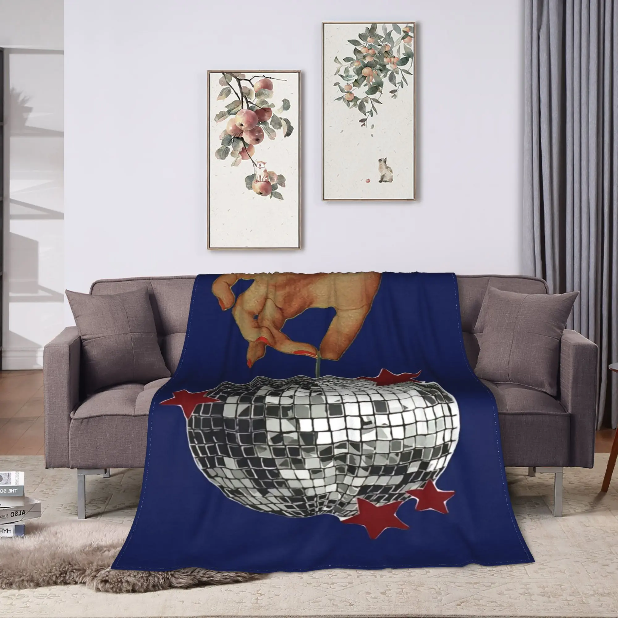 Soft Comfy Throw Blanket Travel Harrys Styles Kiss All The Time Disco Blankets  Flannel Bedspread For Home Decor Sofa Bed Cover