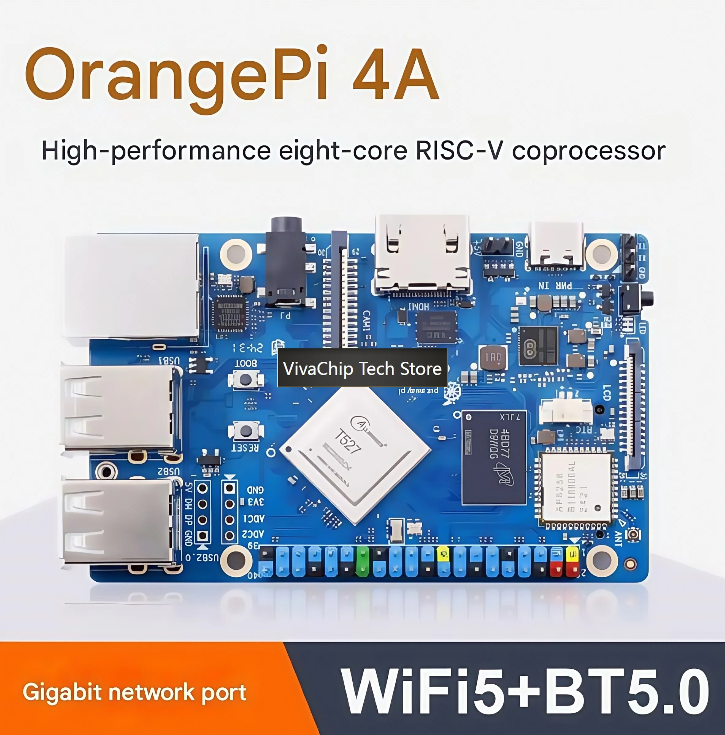 VivaChip TechOrangepi New Development Board Orangepi 4A Allwinner High Performance Eight-core Processor