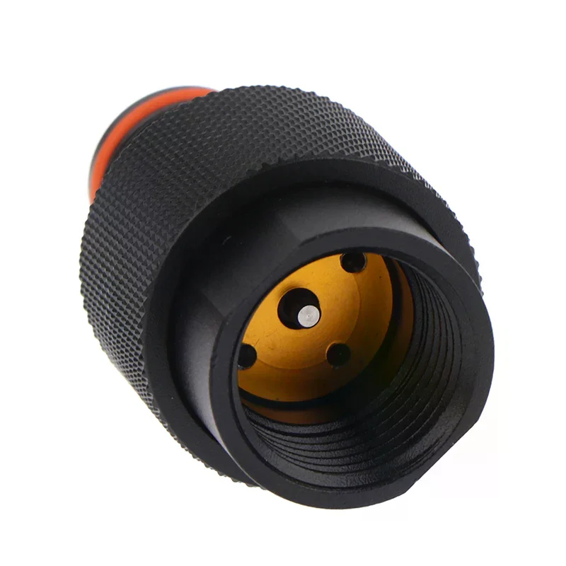 New HPA Air Tank Regulator Valve Saver On/Off G1/2-14 Thread Pneumatic Control Connector Adaptor