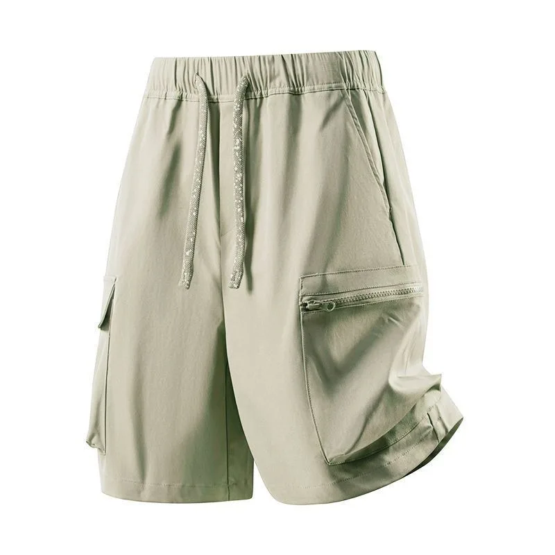 

Мужские летние быстросохнущие шорты-карго с множеством карманов, свободного кроя, для активного отдыха и спорта