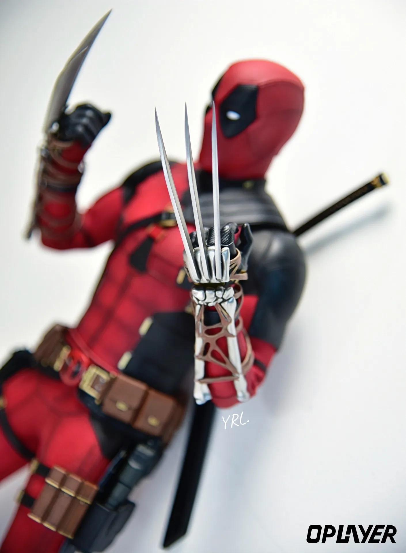 Wolverine Stock Oplayer Studio Scale Soldier Ht Deadpool Wolf Claw Arm Bone