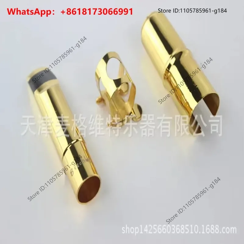 Mid range saxophone metal flute head gold-plated instrument accessories