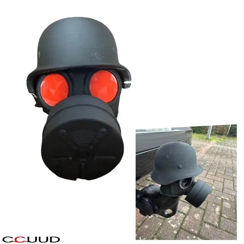 Universal Trail Hitch Cover Trailer Creative Mask Hitch Decorative Prevent Receiver Tube from Rusting Car Dust Plug Cover Hook