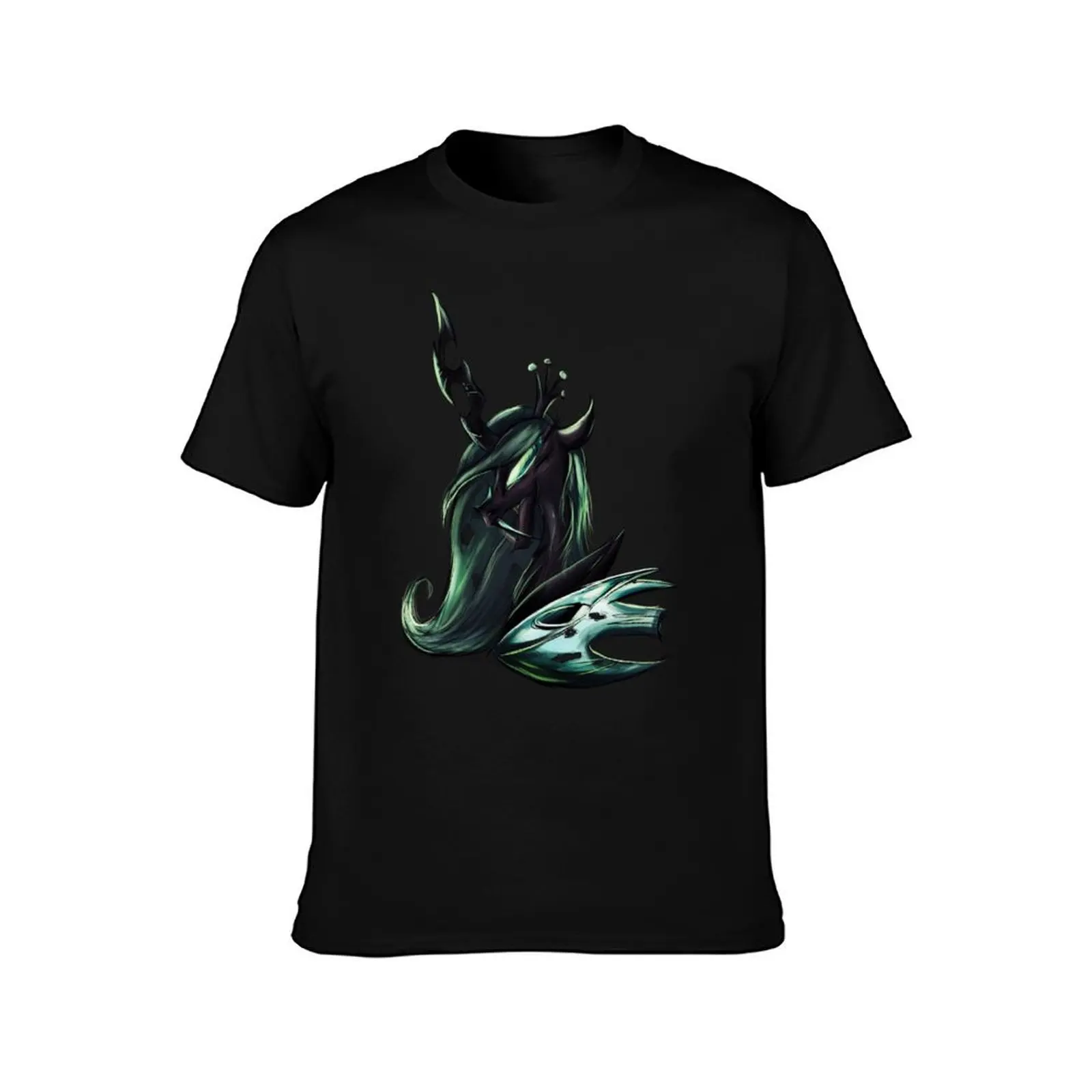 MLP: Queen Chrysalis T-Shirt Large Size Casual Tee Shirt T-Shirt view 2