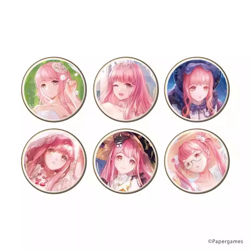 

58mm Anime Shining Nikki Cosplay COSTUME Badge Pin SPTE Tinplate Brooch﻿ Prop Gift