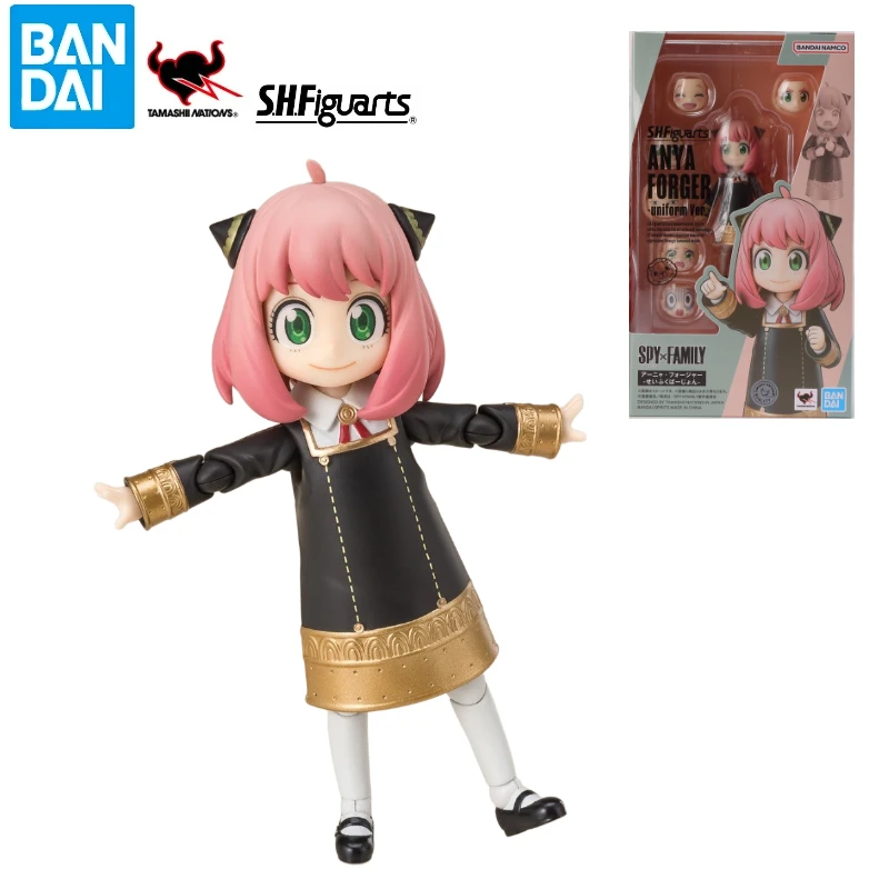 In Stock New Bandai SHF Spy Play House Series Ania Folger-Uniform Version·Action Figure Animation Gift Model Collection