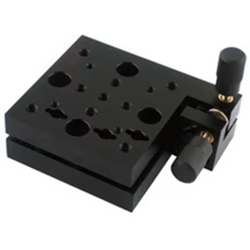 PQ250-4L Two-Axis Tilt Platform, Precise Manual Tilt Stage, With Two Fine Adjusting Screws, Pitching: +/- 4, Yawing: +/- 2