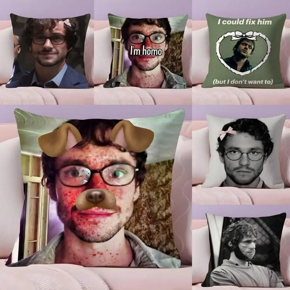 I'm Insane Will G-Graham Cushion Cover Plush Fabric Soft Double-Sided Printed Sofa Warm Winter Home Gift Pillow Cover