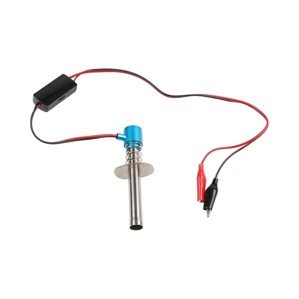 6-24V Electronic Glow Starter Igniter For 1/10 1/8 RC Car For Nitro Engine Automatic Starting Device Blue Metal Sensor