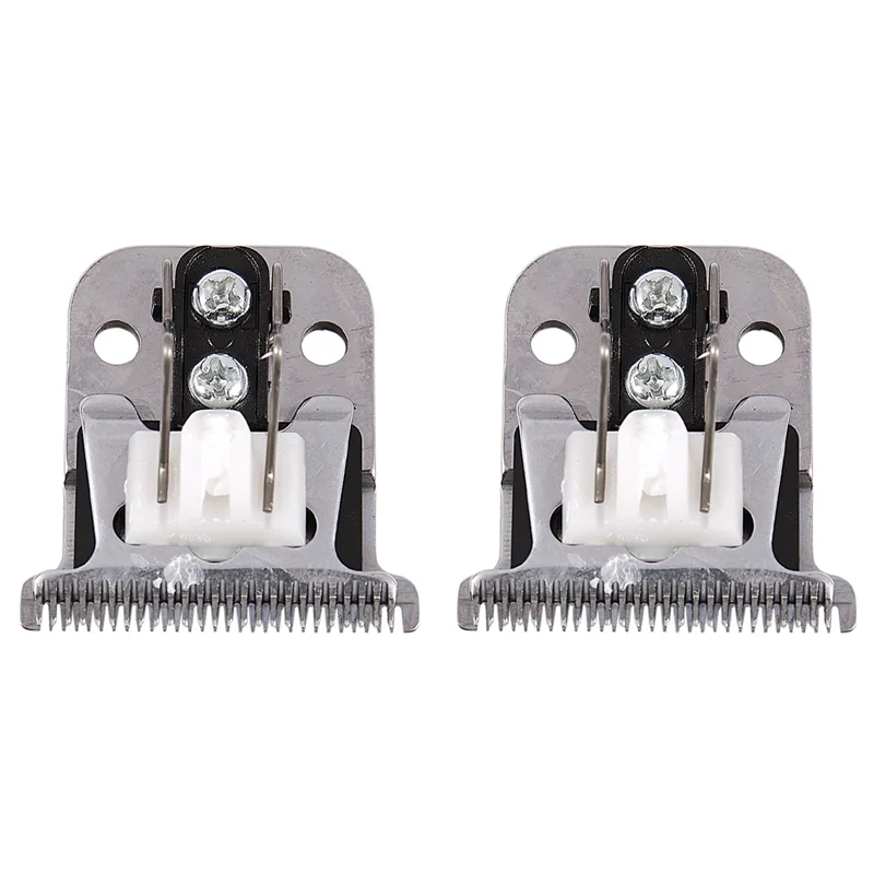 FZFZ 2X Lâmina de máquina de cortar cabelo profissional para Andis D-8 Clipper Boa nitidez T-Lâmina para aparador de detalhes