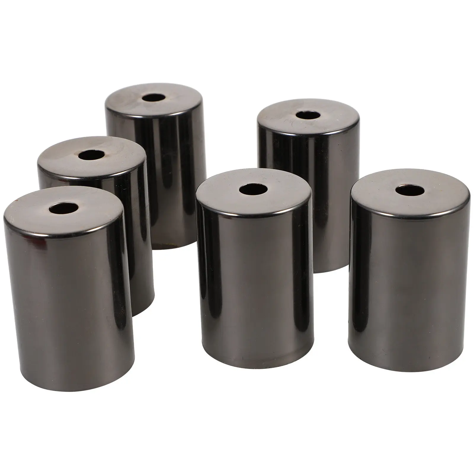

6Pcs Sturdy Metal Lamp Finial Cylinder Style Lampshade Securing Knob for Home Cafe Bar Hallway Kitchen Table Lamp Decoration