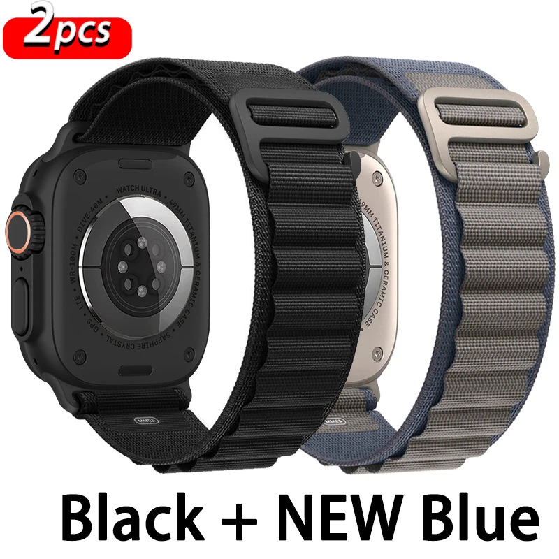 Alpine Loop Strap voor Apple Watch Ultra 3 2 Band 49 mm 45 mm 44 mm 40 mm 41 mm 46 mm 42 mm Armband iWatch Series 11 10 SE 9 8 7 6 5 4