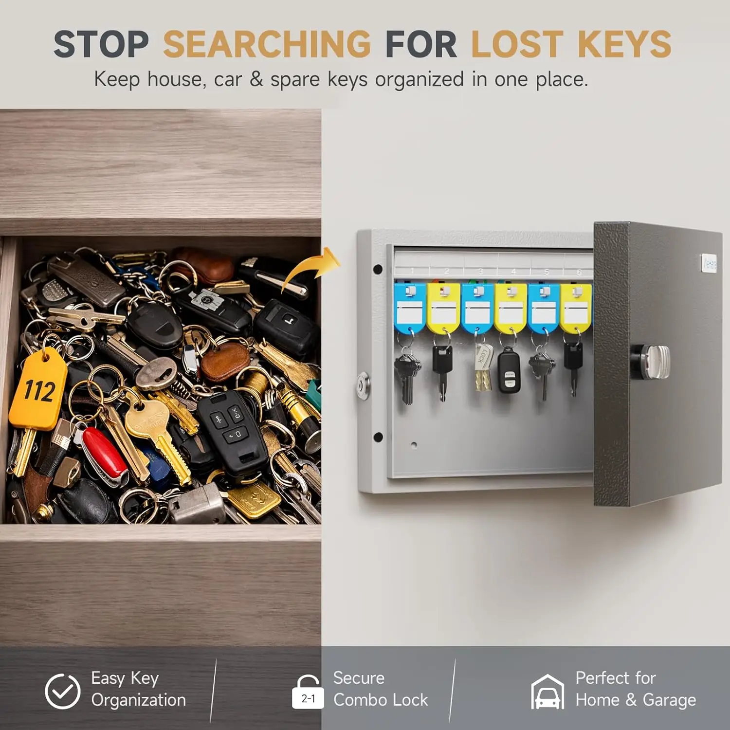 Thumbnail 3 - #13 Trending Wall Mounted Key Safe Boxes Right Now