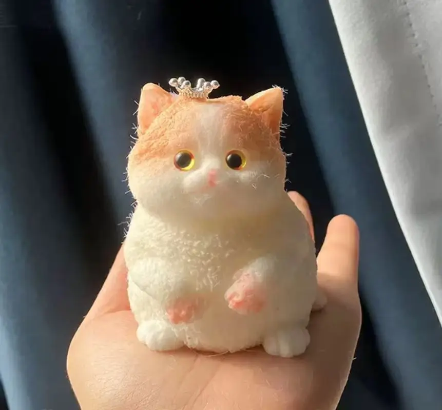 New Product In Stock Obese Cat Small Size Cute And High Appearance Simulation Doll Squeezing And Relaxing Tool Essential image 2