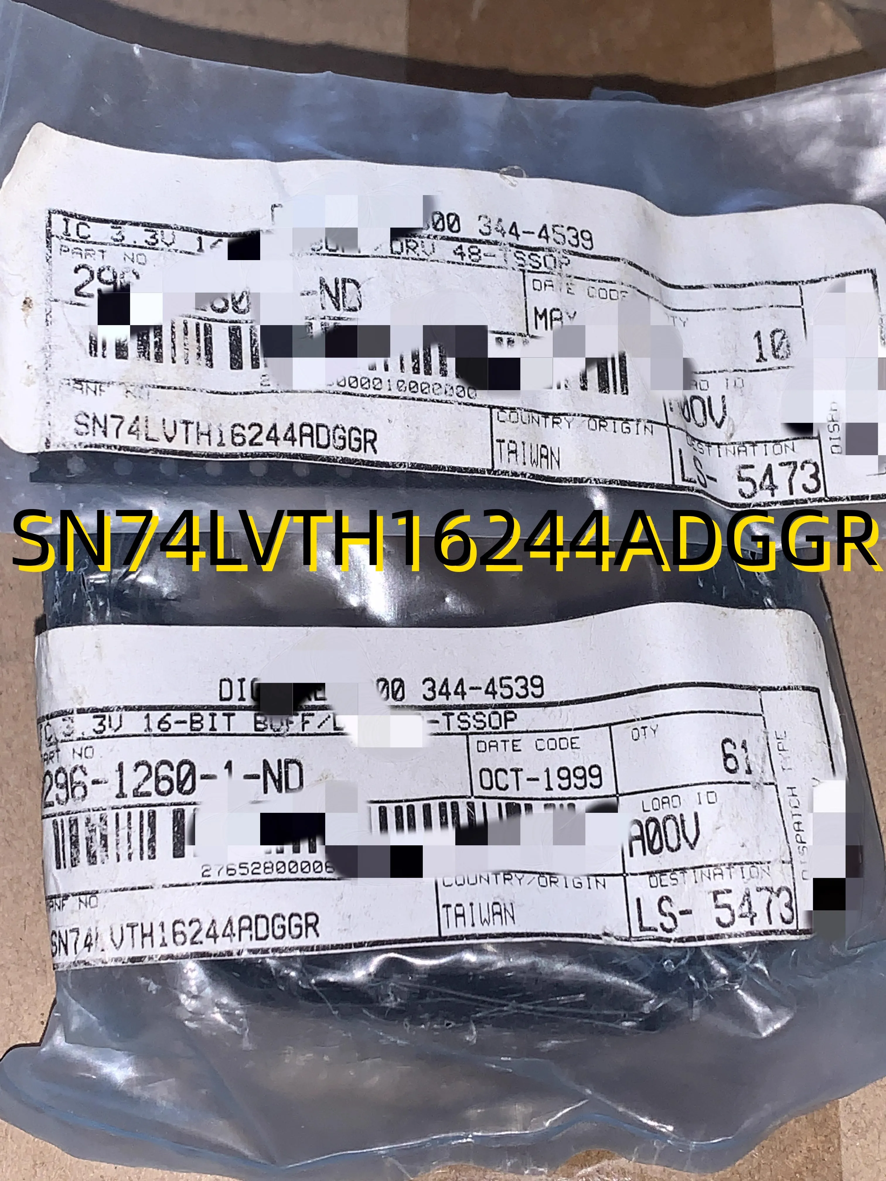 SN74LVTH16244ADGGR 05+ TSSOP48