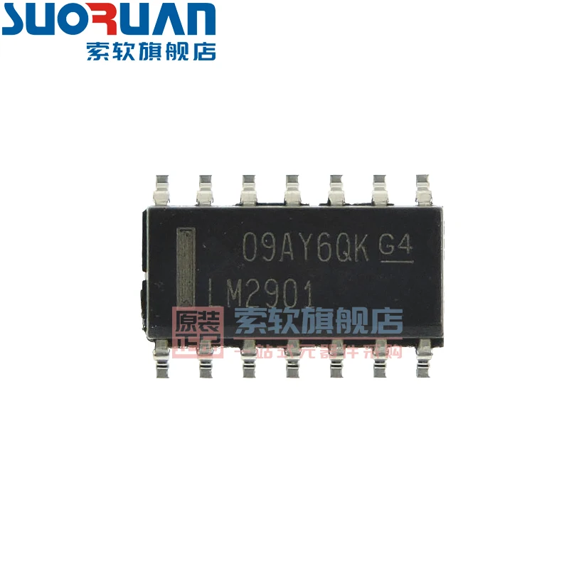 Free shipping    LM2901DR LM2901 SOP14       10PCS
