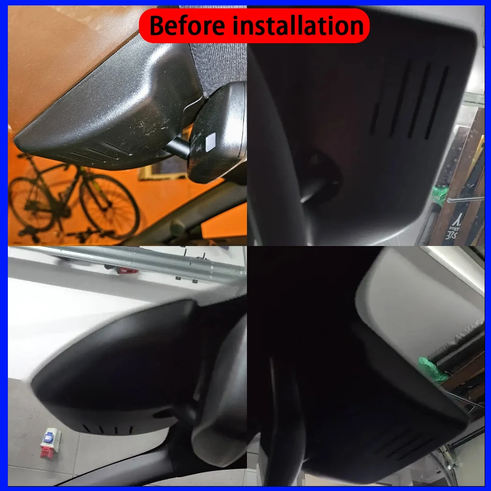 for Ford Mustang S550 2015 2016 2017 2018 2019 2020 2021 2022 2023 OEM 4K DVR Dash Cam Front Rear Camera WiFi Video Recorder