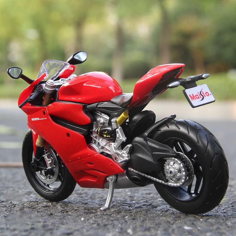 Maisto 1:12 Ducati 1199 Panigale modello di Moto statico Die Cast veicoli da collezione hobby Moto Moto giocattolo regalo