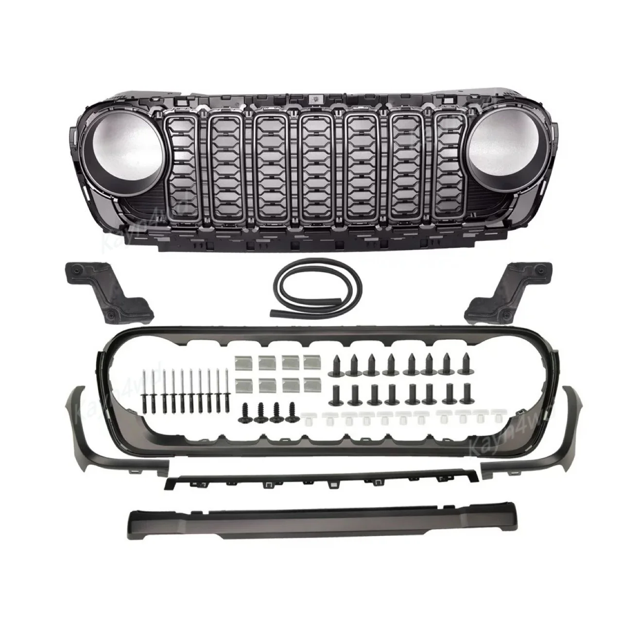 Offroad 4x4 Accessoires Meerdere kleuren 20e verjaardag voorbumper racing grills voor 2018-2025 Jeep Wrangler JL JT