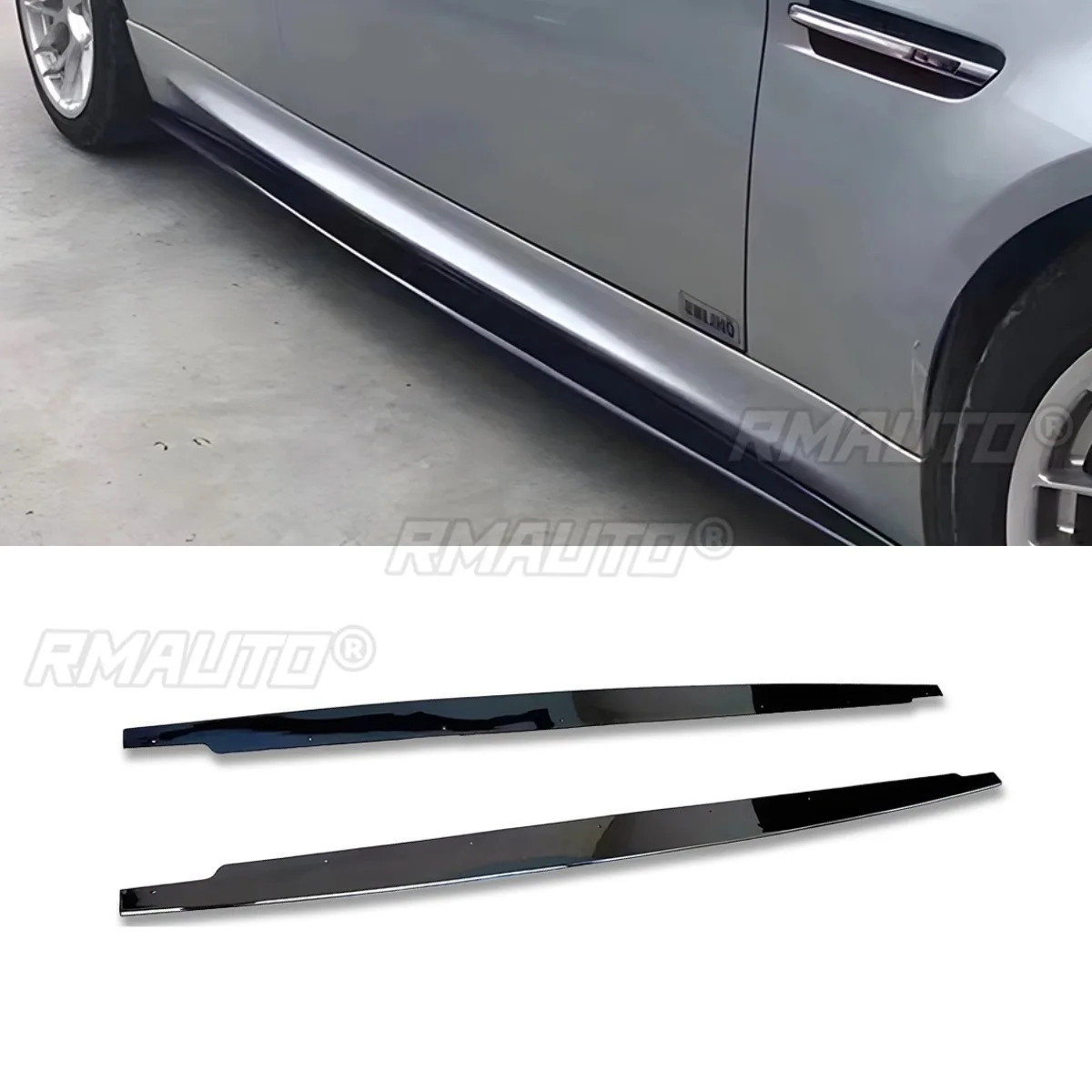 

Car Side Skirt Lip Guard Protector Apron Side Skirt Extension Body Kit For BMW 3 Series E92 E93 2005-2011 Car Accessories