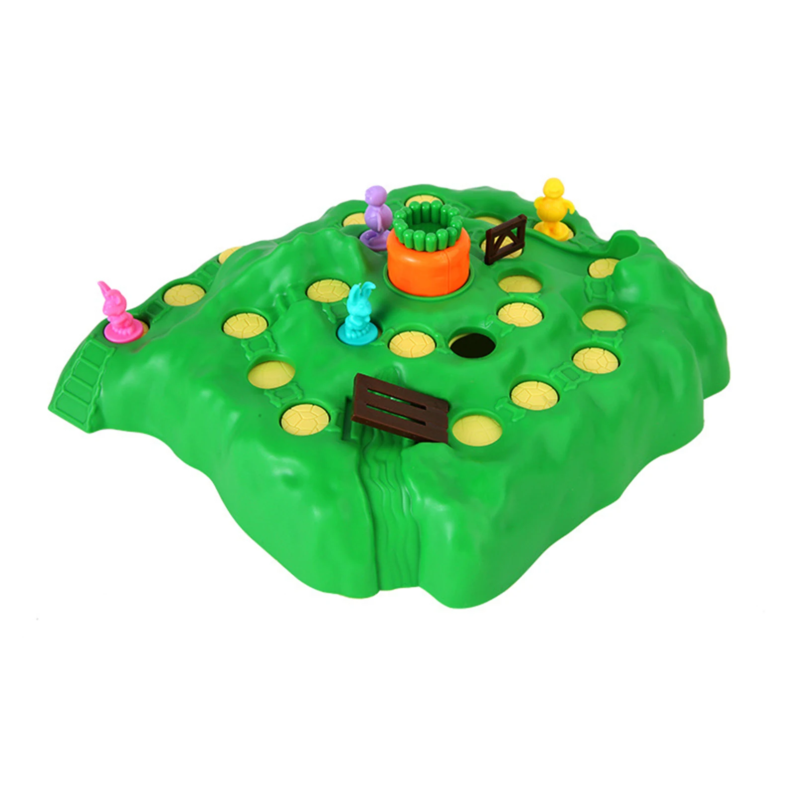 Jouet de course de fond de lapin de dessin animé, tirant des radis, jouet éducatif interactif de compétition pour enfants