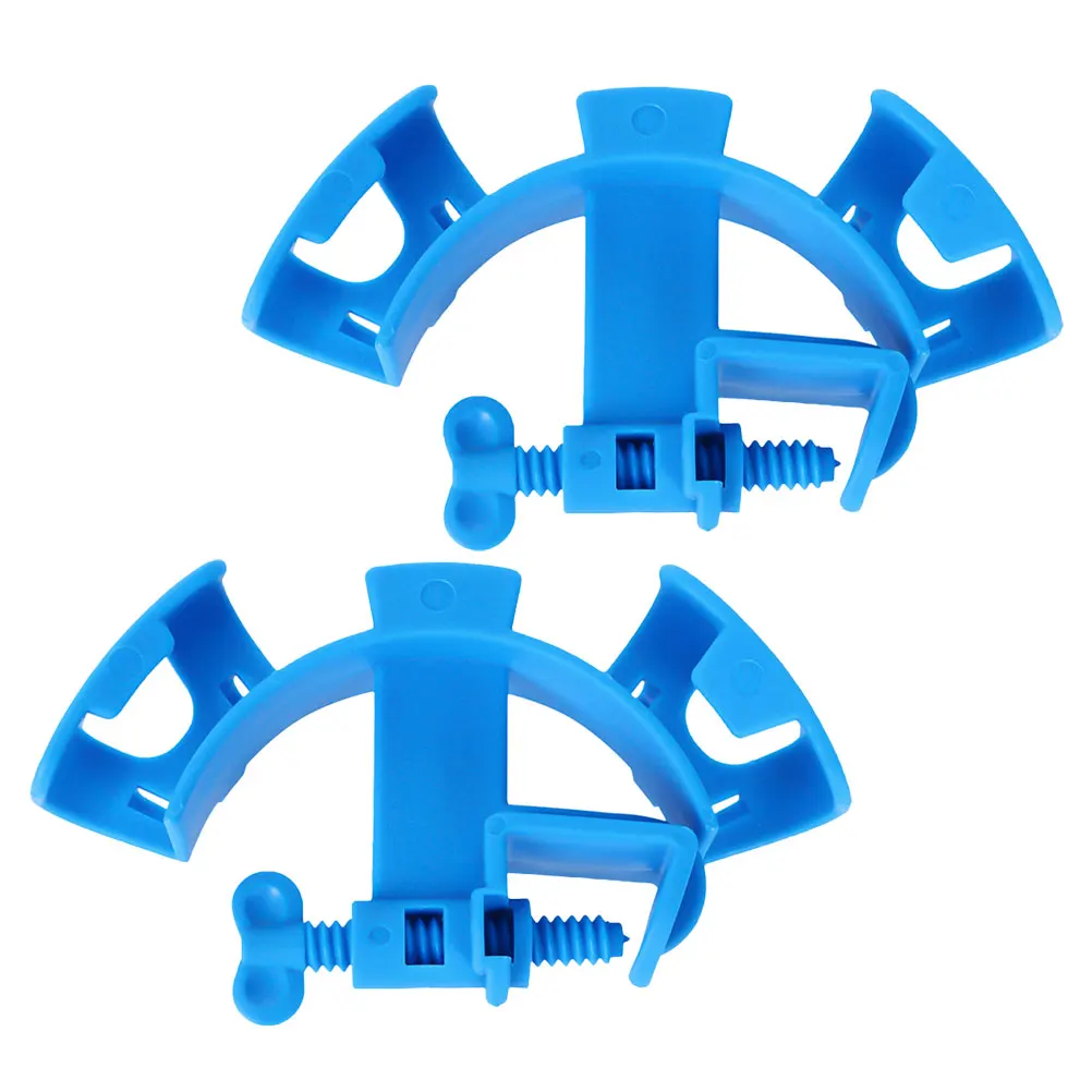 

2Pcs Aquarium Water Pipe Clips Sturdy ABS Fixing Clamp for Fish Tank Hose Holder Multi-Functional Aquarium Tube Clip
