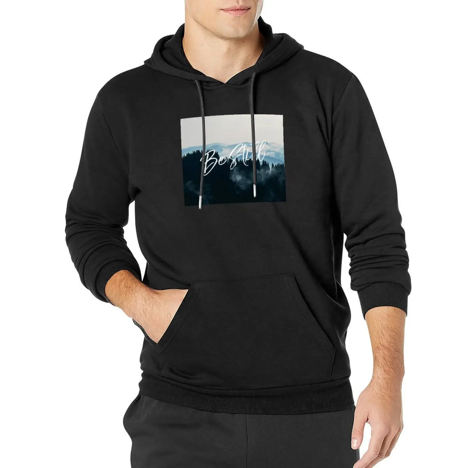 

Be Still Pullover Hoodie mens clothes autumn clothes aesthetic clothing streetwear men big size hoodie