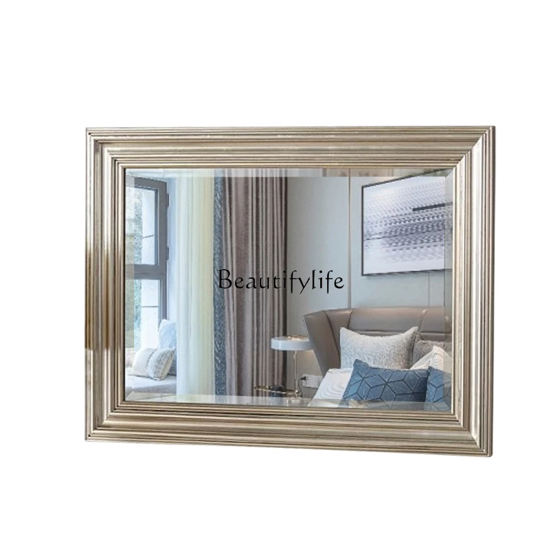 

Retro bathroom mirror Wall mounted bathroom mirror European bathroom mirror Toilet
