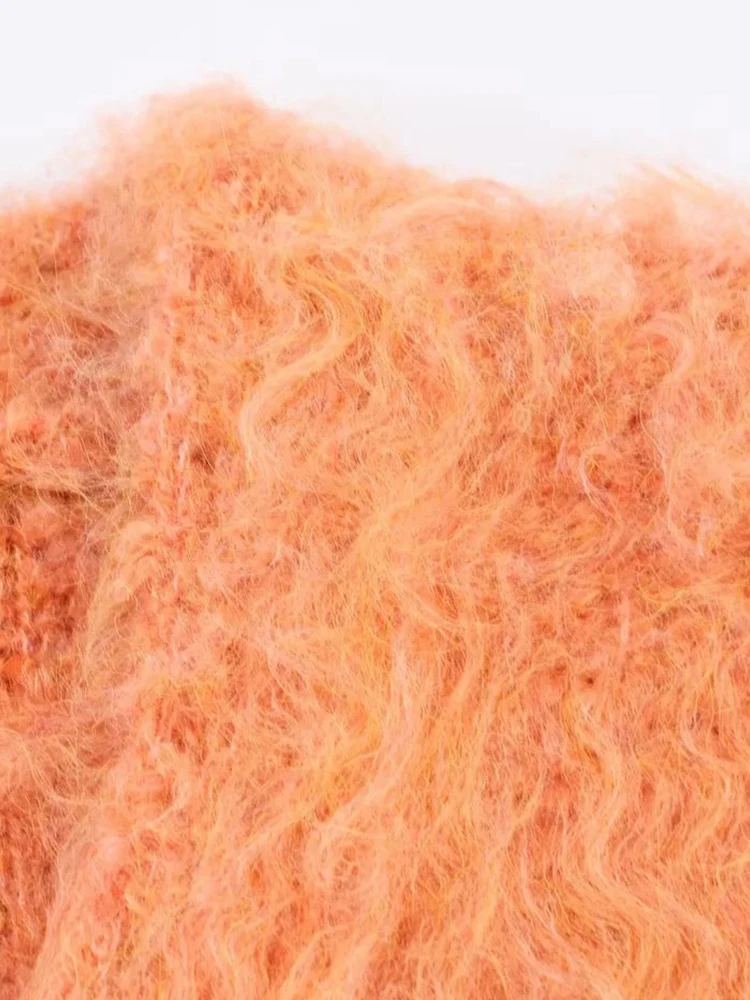 Frauen Mode Winter Neue Stricken Weiche Warme Kurze Weste V-ausschnitt Ärmellose Einreiher Lose Tops