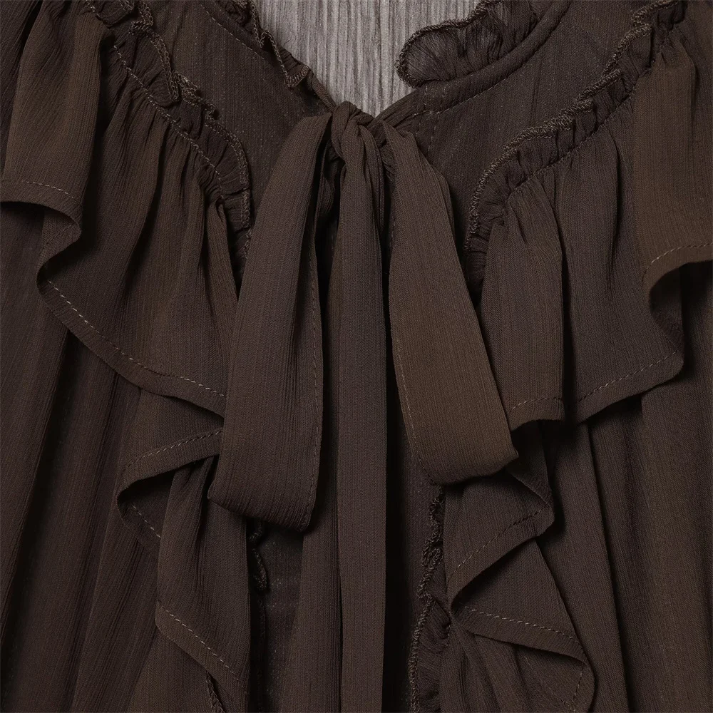 قميص معلق مزخرف متعدد الاستخدامات على الموضة النسائية الجديدة للخريف #3