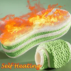 Wool Thermal Insoles for Shoes Sport Deodorization Shock Absorption Arch Support Orthopedic Template Shoe Inserts Man Women Sole