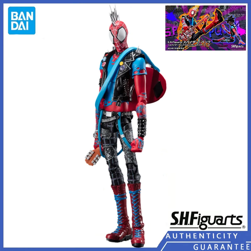 

[In stock] Bandai S.H.Figuarts SHF 17.5CM Spider-Man: Across the Spider-Verse Punk Spider Action Figure Finished Goods Model Toy