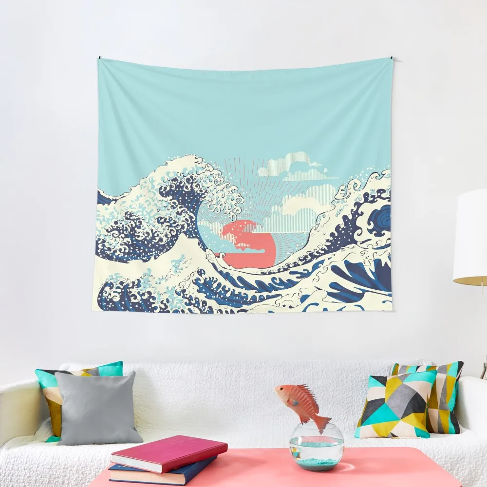 

Stormy ocean waves Tapestry Funny Outdoor Decoration House Decoration Tapestry