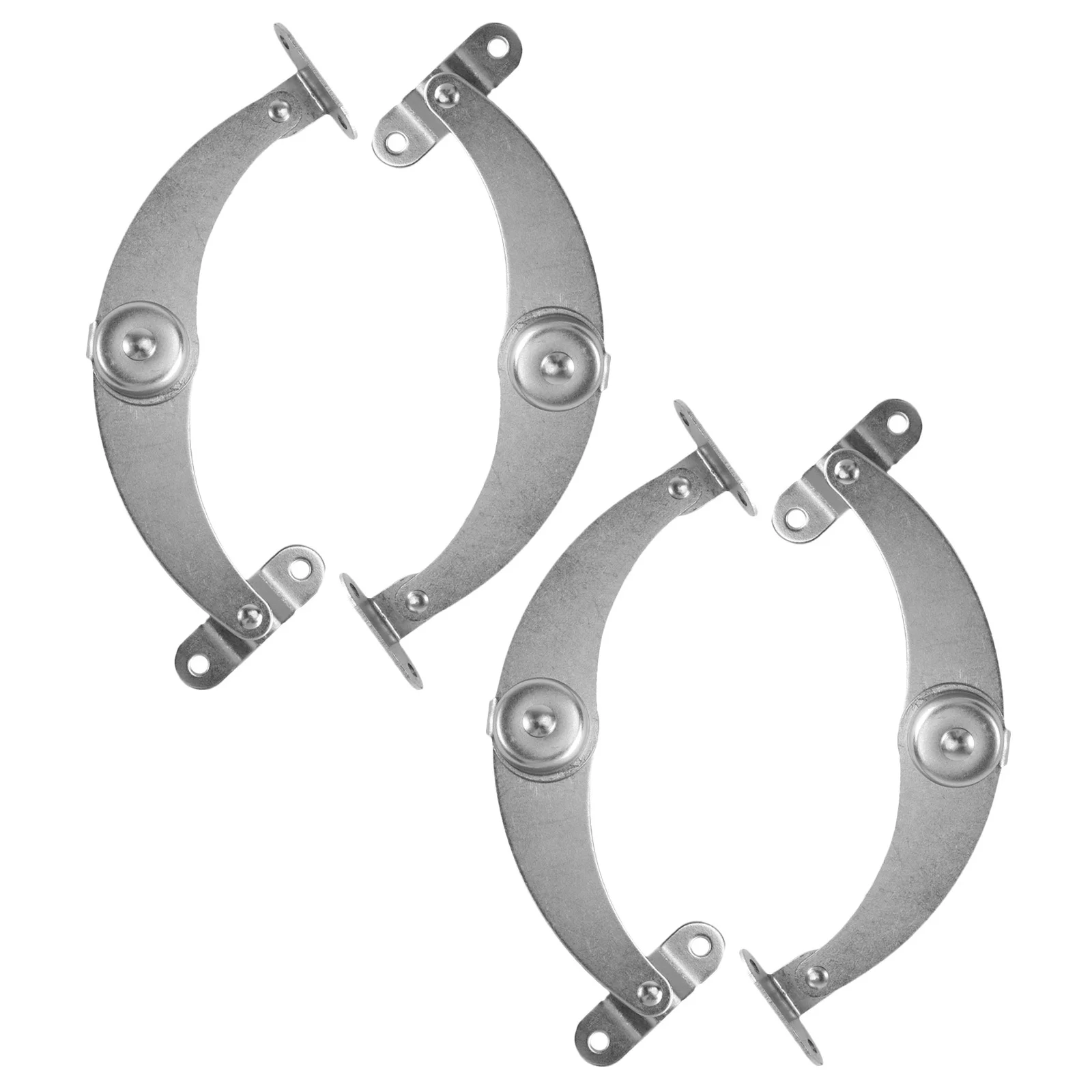 

4pcs Adjustable Support Rods Stainless Steel Hardware Fittings For Cabinet Furniture Window Durable Practical Support Hinges