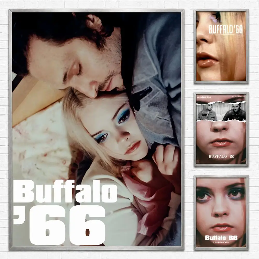 Movie Buffalo 66 Poster Self‑Adhesive Waterproof PP Poster Coffee House Bar Wall Art Sticker Room Home Decor