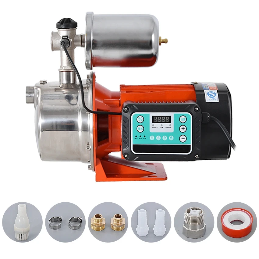 

Household Booster Pump Constant Pressure Frequency Conversion Water Circulation Pump Utra-quiet Self-Priming Pump 220V