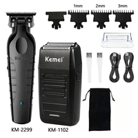 Kemei Hair Clipper KM-2296 KM-2299 KM-1102 Electric Shaver Hair Cutting Machine Professional Hair Cutting Machine Beard Trimmer