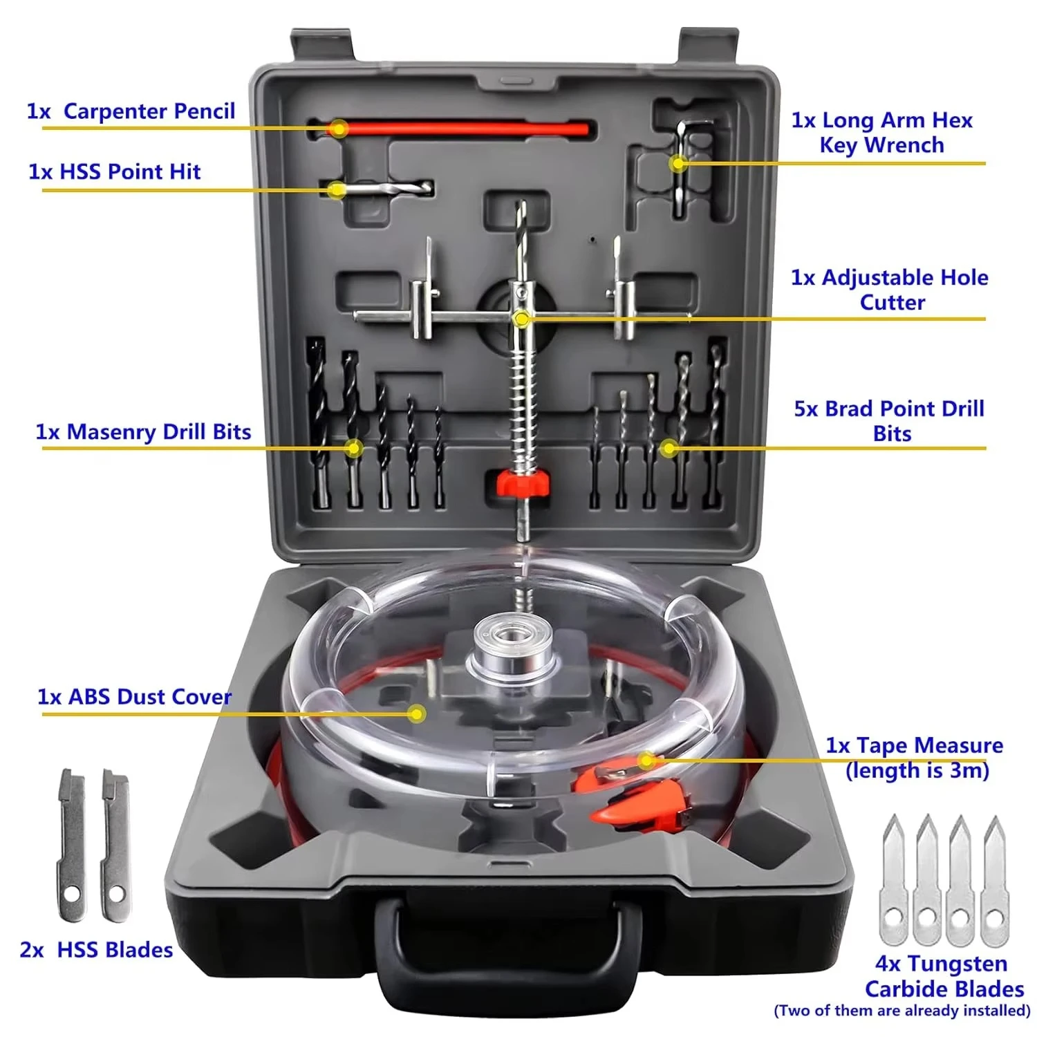 Рисунок 3 - Набор кольцевых пил Chevalierous
