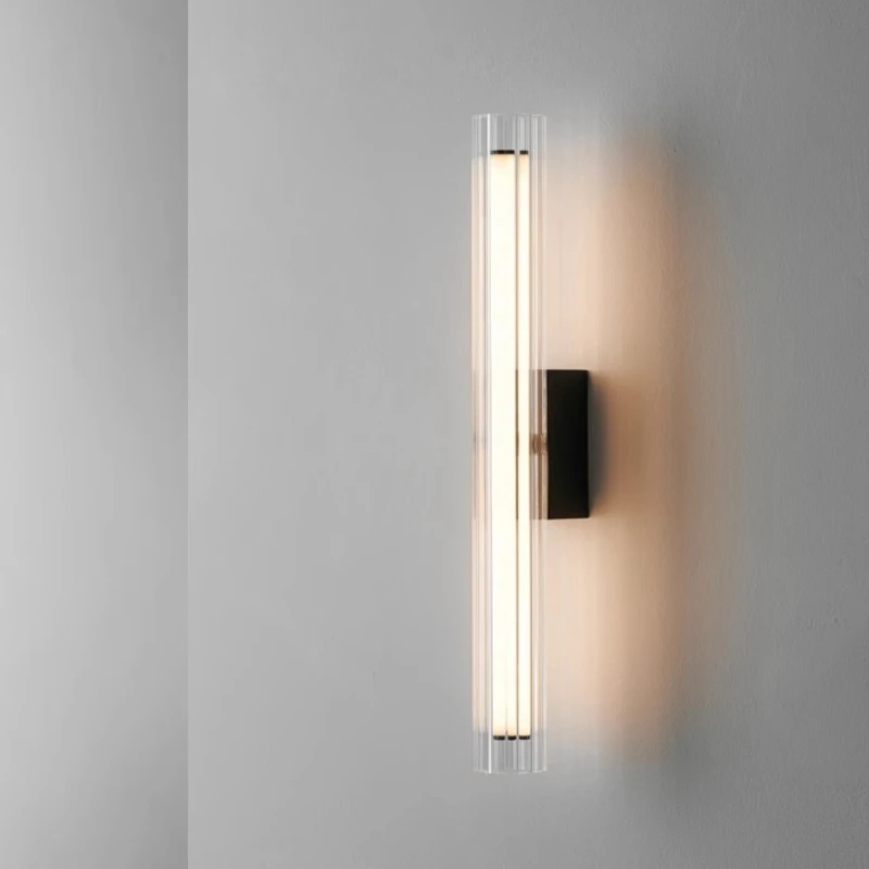 

Современный минималистичный настенный светильник для гостиной, спальни, прикроватной тумбочки, отеля, креативный скандинавский дизайн, длинные стеклянные бра, настенный светильник, домашний декор