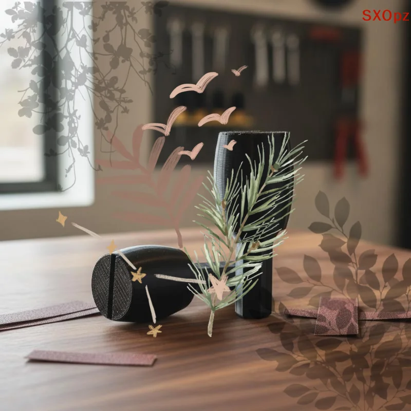 3D Printed Convex Grinding Wheel Head Grinding Head Designs For Electric Drill Accessories In Black Plastic Materials