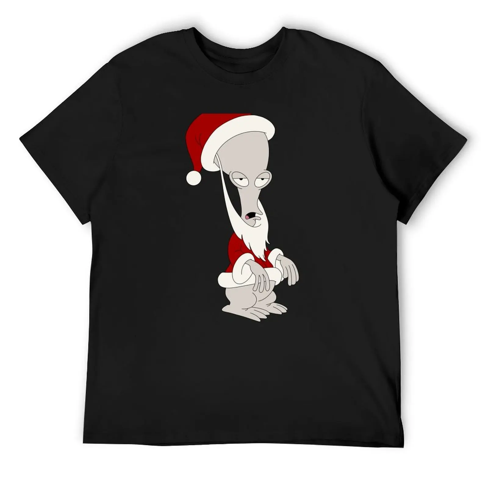 

Roger as Santa T-Shirt hippie clothes boys animal print summer shirt baggy shirts t shirts for men pack