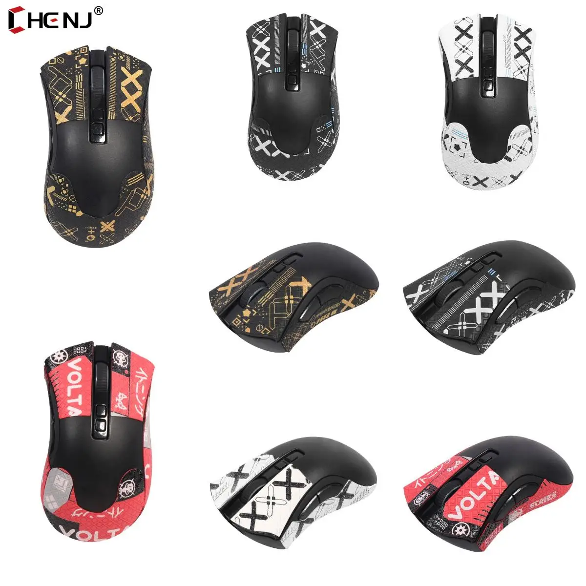 Mouses Grip Tape Skate Handmade Sticker Non Slip Suck Sweat For Razer Viper Ultimate DeathAdder V2 PRO Wireless Mouse