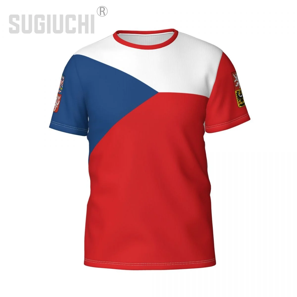 Custom Name Number Czech Republic Flag Emblem 3D T-shirts For Men Women Tees team Soccer Football Fans Gift T shirt