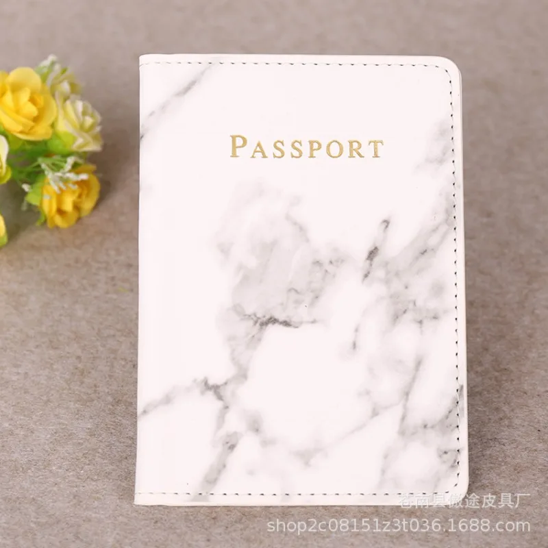 Colorful PU Passport Holder Ticket Passport Covers Travel Passport Protective Cover ID Credit Card Holder Travel Accessories