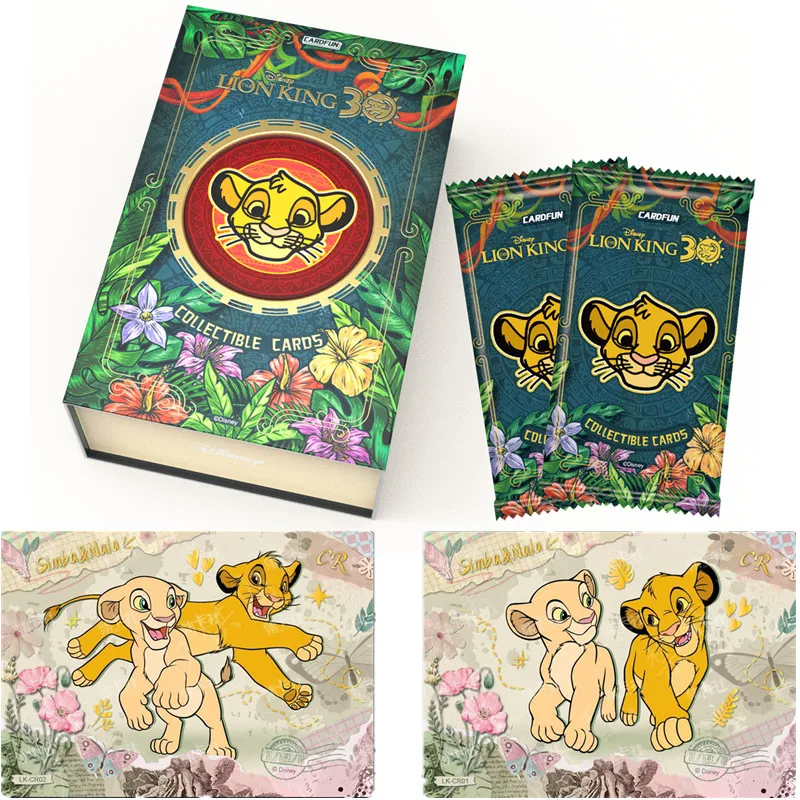 Card Fun King of The Jungle Card Disney Nala Simba 30th Anniversary Special Package Years Collection Cards Children Toy Gift