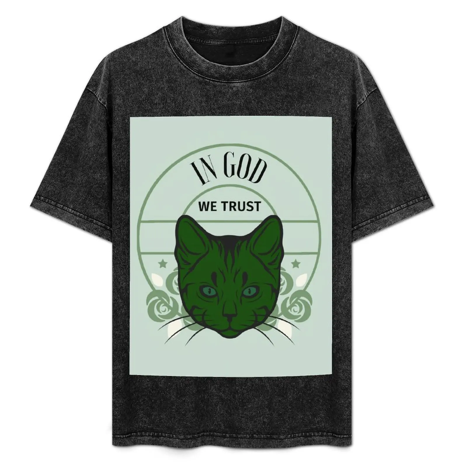 In God we trust T-Shirt Relaxed Casual Short Sleeve Tee