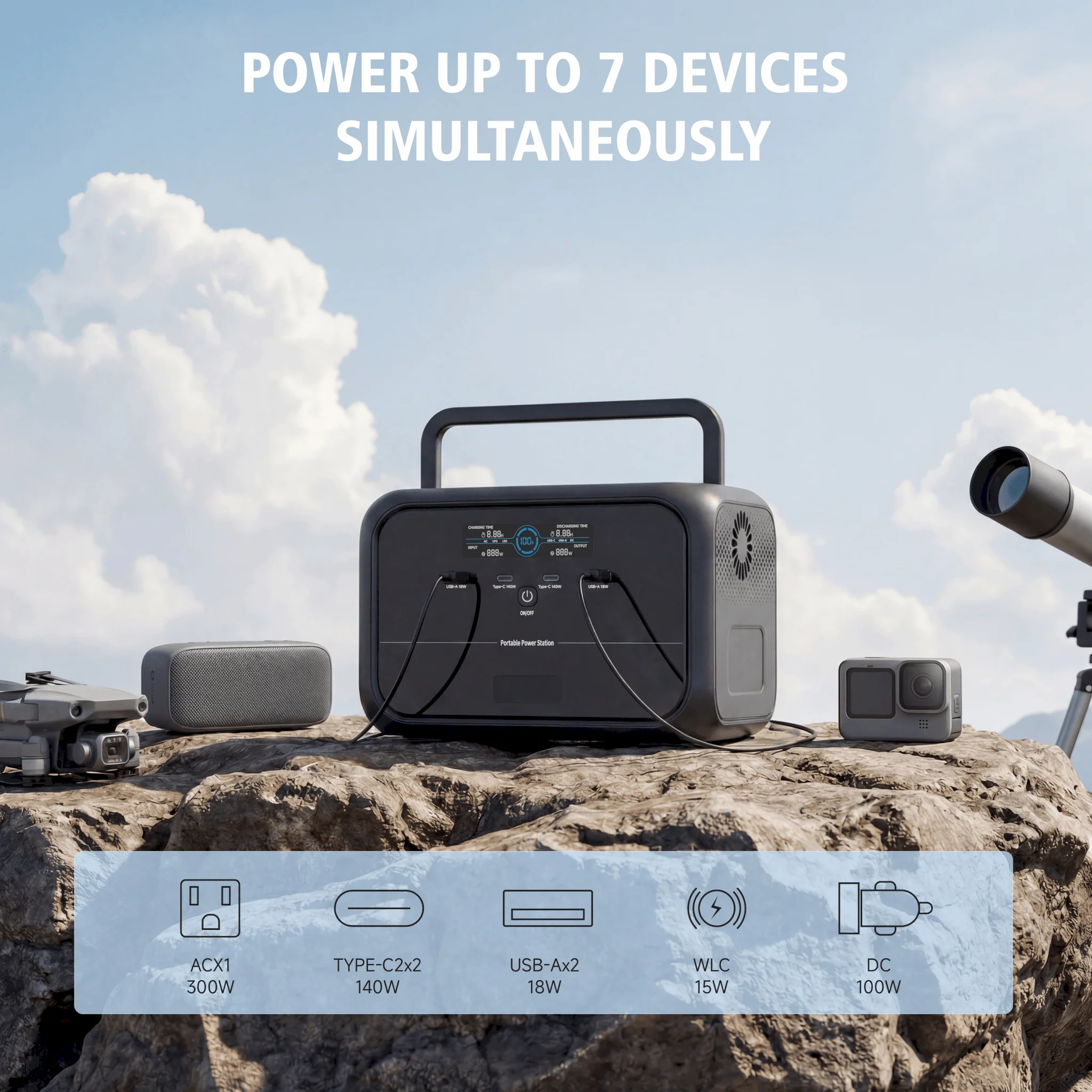 محطة طاقة محمولة Uapow بقدرة 2 - مراجعة Power Outage Light وسعره